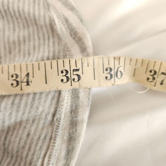 Lauren Ralph Lauren Womens Medium Grey Gray Striped Knee Length Dress - Picture 9 of 9